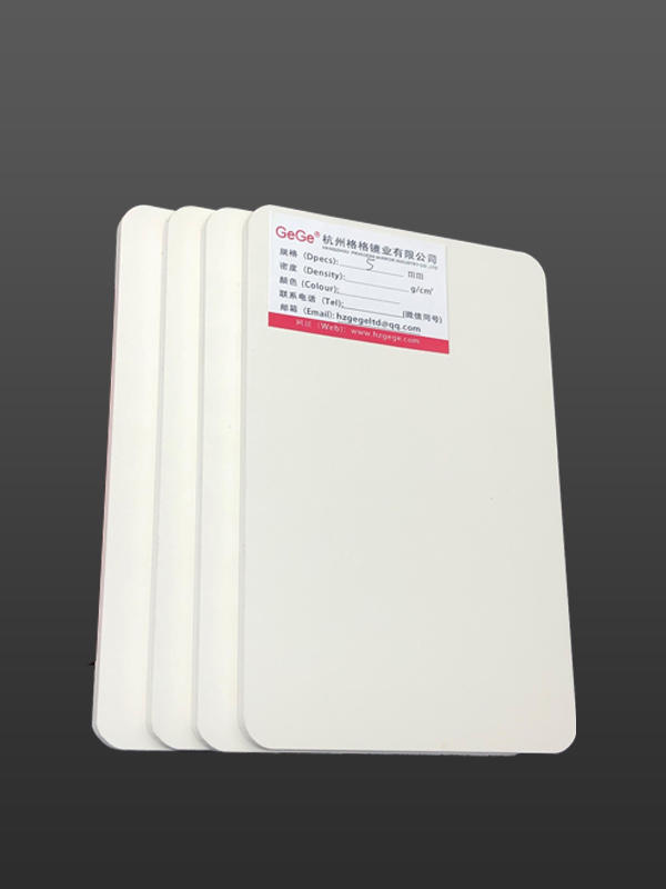 5MM jednostronnie tłoczona wodoodporna biała płyta z pianki PVC